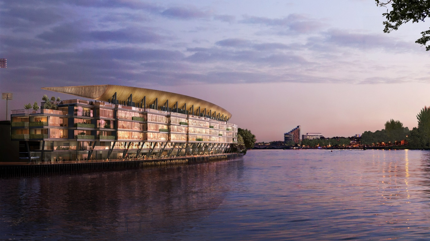 A building next to a body of waterAI-generated content may be incorrect.